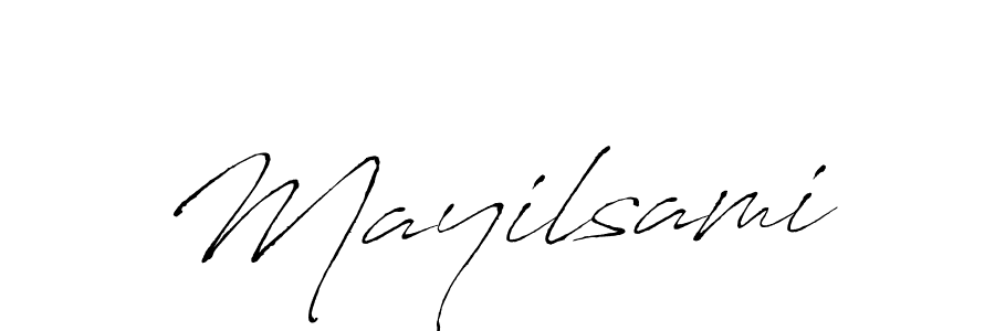 Use a signature maker to create a handwritten signature online. With this signature software, you can design (Antro_Vectra) your own signature for name Mayilsami. Mayilsami signature style 6 images and pictures png