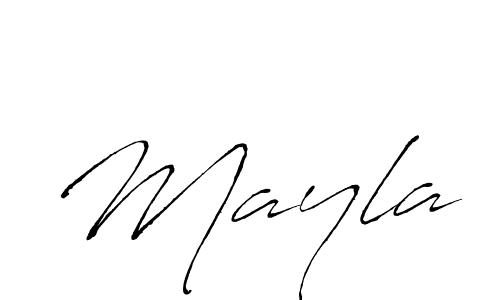Use a signature maker to create a handwritten signature online. With this signature software, you can design (Antro_Vectra) your own signature for name Mayla. Mayla signature style 6 images and pictures png