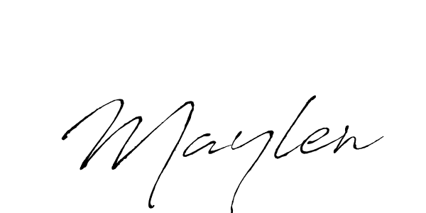 Also You can easily find your signature by using the search form. We will create Maylen name handwritten signature images for you free of cost using Antro_Vectra sign style. Maylen signature style 6 images and pictures png