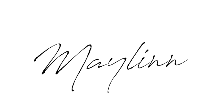 Use a signature maker to create a handwritten signature online. With this signature software, you can design (Antro_Vectra) your own signature for name Maylinn. Maylinn signature style 6 images and pictures png