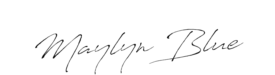 Make a beautiful signature design for name Maylyn Blue. Use this online signature maker to create a handwritten signature for free. Maylyn Blue signature style 6 images and pictures png