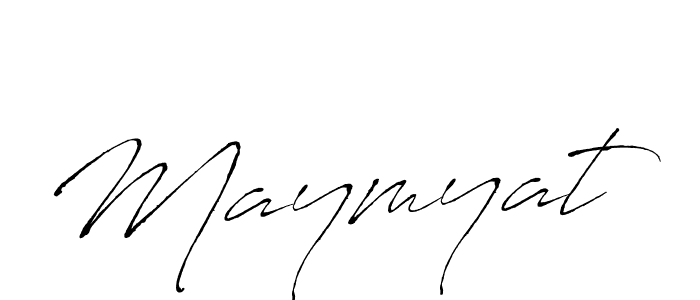 How to make Maymyat signature? Antro_Vectra is a professional autograph style. Create handwritten signature for Maymyat name. Maymyat signature style 6 images and pictures png