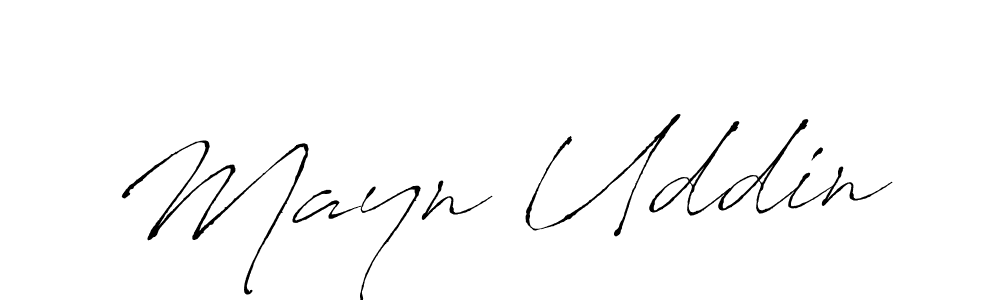 Once you've used our free online signature maker to create your best signature Antro_Vectra style, it's time to enjoy all of the benefits that Mayn Uddin name signing documents. Mayn Uddin signature style 6 images and pictures png