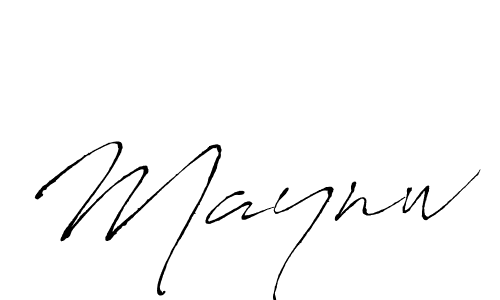 Create a beautiful signature design for name Maynw. With this signature (Antro_Vectra) fonts, you can make a handwritten signature for free. Maynw signature style 6 images and pictures png