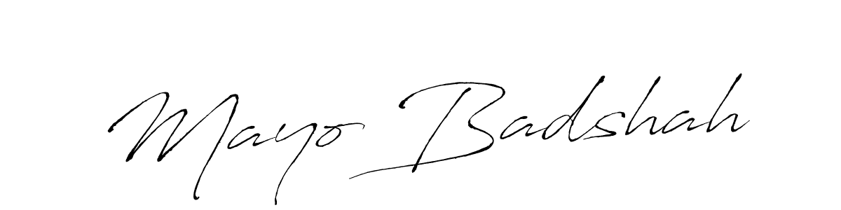 Create a beautiful signature design for name Mayo Badshah. With this signature (Antro_Vectra) fonts, you can make a handwritten signature for free. Mayo Badshah signature style 6 images and pictures png