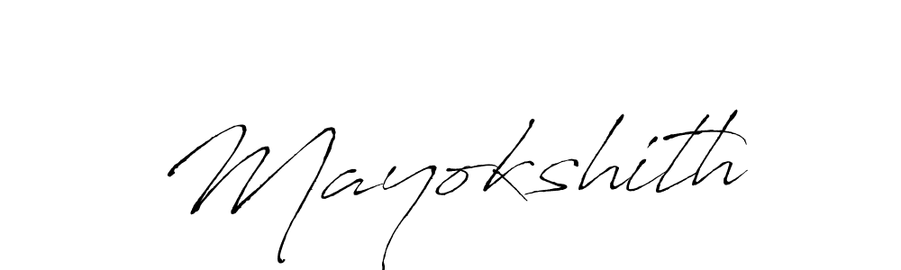 if you are searching for the best signature style for your name Mayokshith. so please give up your signature search. here we have designed multiple signature styles  using Antro_Vectra. Mayokshith signature style 6 images and pictures png