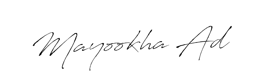 Similarly Antro_Vectra is the best handwritten signature design. Signature creator online .You can use it as an online autograph creator for name Mayookha Ad. Mayookha Ad signature style 6 images and pictures png