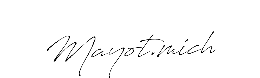 Also we have Mayot.mich name is the best signature style. Create professional handwritten signature collection using Antro_Vectra autograph style. Mayot.mich signature style 6 images and pictures png