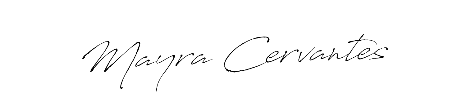 How to make Mayra Cervantes signature? Antro_Vectra is a professional autograph style. Create handwritten signature for Mayra Cervantes name. Mayra Cervantes signature style 6 images and pictures png