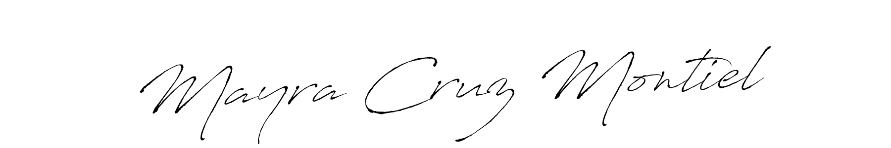 You should practise on your own different ways (Antro_Vectra) to write your name (Mayra Cruz Montiel) in signature. don't let someone else do it for you. Mayra Cruz Montiel signature style 6 images and pictures png