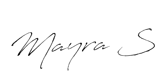 Make a beautiful signature design for name Mayra S. Use this online signature maker to create a handwritten signature for free. Mayra S signature style 6 images and pictures png