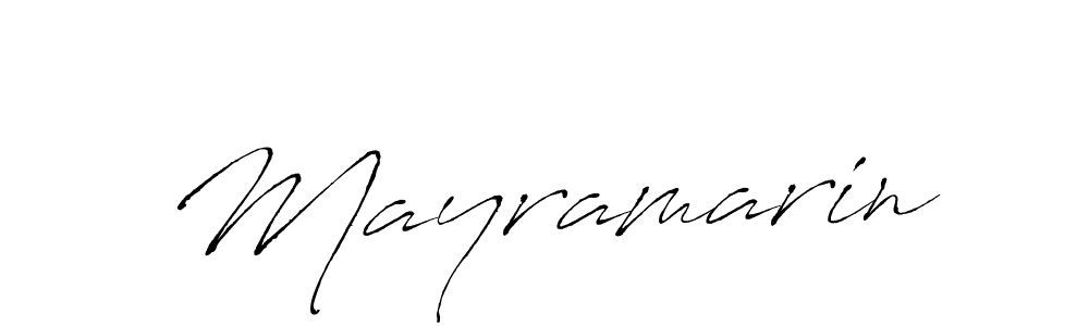 Mayramarin stylish signature style. Best Handwritten Sign (Antro_Vectra) for my name. Handwritten Signature Collection Ideas for my name Mayramarin. Mayramarin signature style 6 images and pictures png