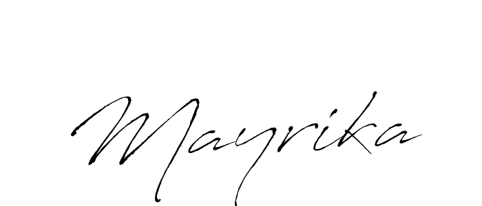 You should practise on your own different ways (Antro_Vectra) to write your name (Mayrika) in signature. don't let someone else do it for you. Mayrika signature style 6 images and pictures png