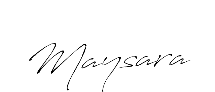 Use a signature maker to create a handwritten signature online. With this signature software, you can design (Antro_Vectra) your own signature for name Maysara. Maysara signature style 6 images and pictures png