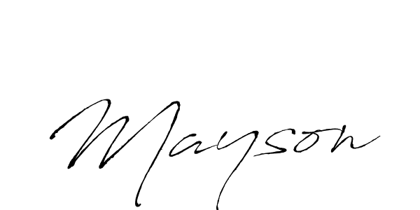 The best way (Antro_Vectra) to make a short signature is to pick only two or three words in your name. The name Mayson include a total of six letters. For converting this name. Mayson signature style 6 images and pictures png