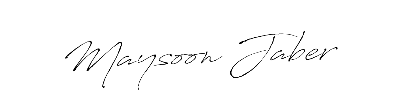 Also You can easily find your signature by using the search form. We will create Maysoon Jaber name handwritten signature images for you free of cost using Antro_Vectra sign style. Maysoon Jaber signature style 6 images and pictures png