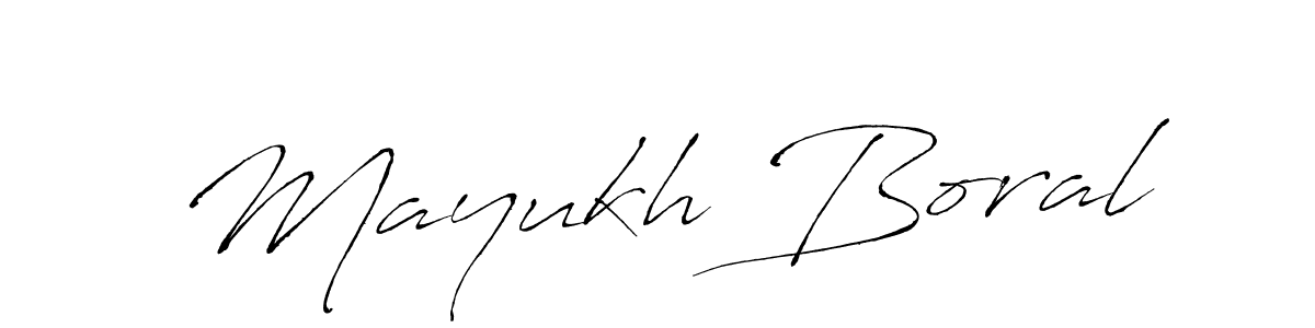 You should practise on your own different ways (Antro_Vectra) to write your name (Mayukh Boral) in signature. don't let someone else do it for you. Mayukh Boral signature style 6 images and pictures png