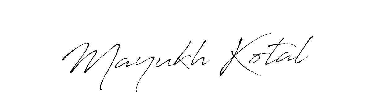 Make a beautiful signature design for name Mayukh Kotal. With this signature (Antro_Vectra) style, you can create a handwritten signature for free. Mayukh Kotal signature style 6 images and pictures png