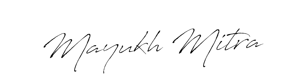 Design your own signature with our free online signature maker. With this signature software, you can create a handwritten (Antro_Vectra) signature for name Mayukh Mitra. Mayukh Mitra signature style 6 images and pictures png
