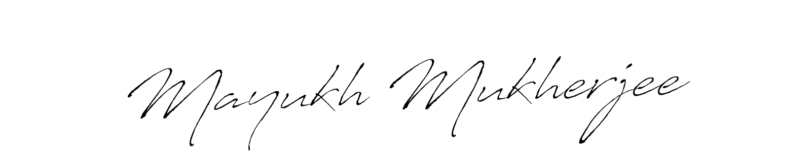 Create a beautiful signature design for name Mayukh Mukherjee. With this signature (Antro_Vectra) fonts, you can make a handwritten signature for free. Mayukh Mukherjee signature style 6 images and pictures png