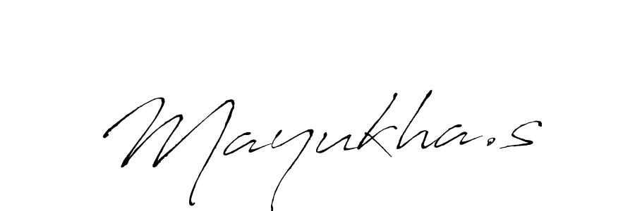 Also we have Mayukha.s name is the best signature style. Create professional handwritten signature collection using Antro_Vectra autograph style. Mayukha.s signature style 6 images and pictures png