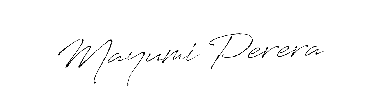 Mayumi Perera stylish signature style. Best Handwritten Sign (Antro_Vectra) for my name. Handwritten Signature Collection Ideas for my name Mayumi Perera. Mayumi Perera signature style 6 images and pictures png