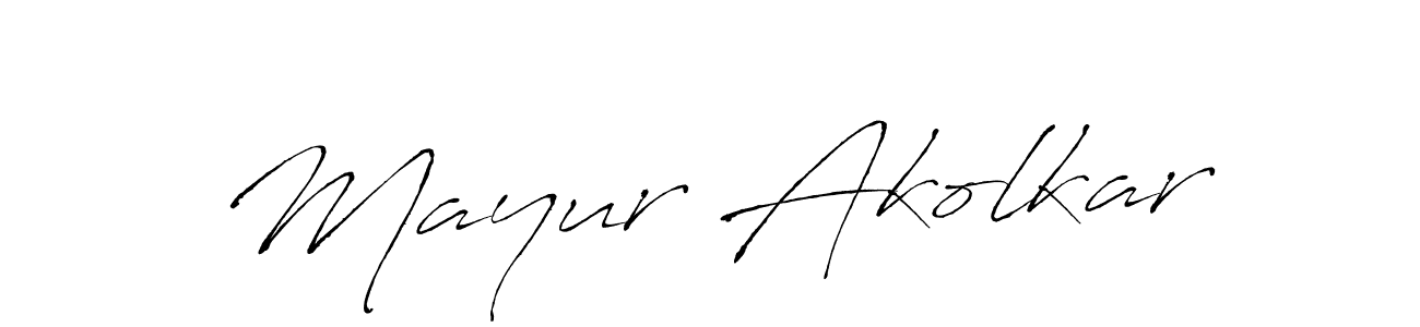 Also You can easily find your signature by using the search form. We will create Mayur Akolkar name handwritten signature images for you free of cost using Antro_Vectra sign style. Mayur Akolkar signature style 6 images and pictures png