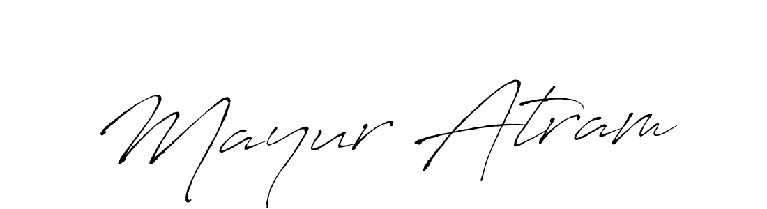 Also You can easily find your signature by using the search form. We will create Mayur Atram name handwritten signature images for you free of cost using Antro_Vectra sign style. Mayur Atram signature style 6 images and pictures png