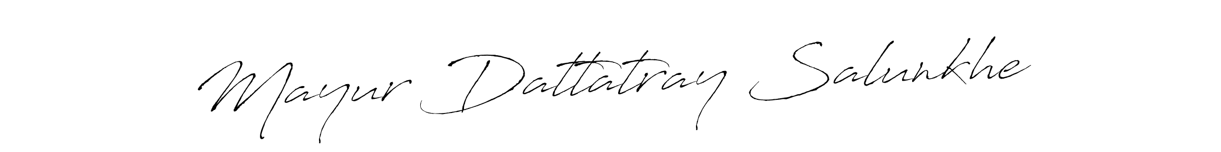 Make a beautiful signature design for name Mayur Dattatray Salunkhe. Use this online signature maker to create a handwritten signature for free. Mayur Dattatray Salunkhe signature style 6 images and pictures png