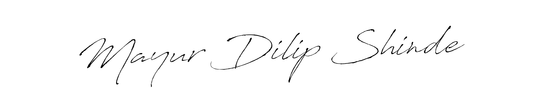 Mayur Dilip Shinde stylish signature style. Best Handwritten Sign (Antro_Vectra) for my name. Handwritten Signature Collection Ideas for my name Mayur Dilip Shinde. Mayur Dilip Shinde signature style 6 images and pictures png