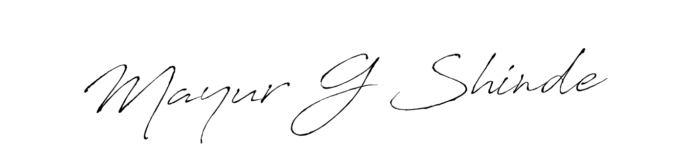 if you are searching for the best signature style for your name Mayur G Shinde. so please give up your signature search. here we have designed multiple signature styles  using Antro_Vectra. Mayur G Shinde signature style 6 images and pictures png