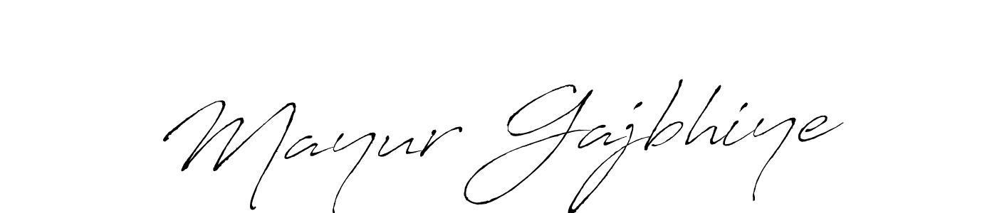 How to make Mayur Gajbhiye signature? Antro_Vectra is a professional autograph style. Create handwritten signature for Mayur Gajbhiye name. Mayur Gajbhiye signature style 6 images and pictures png