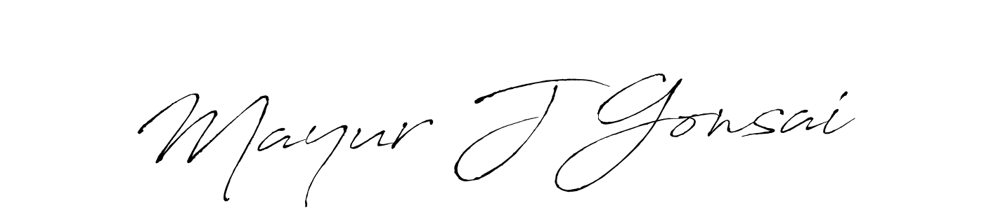 Antro_Vectra is a professional signature style that is perfect for those who want to add a touch of class to their signature. It is also a great choice for those who want to make their signature more unique. Get Mayur J Gonsai name to fancy signature for free. Mayur J Gonsai signature style 6 images and pictures png