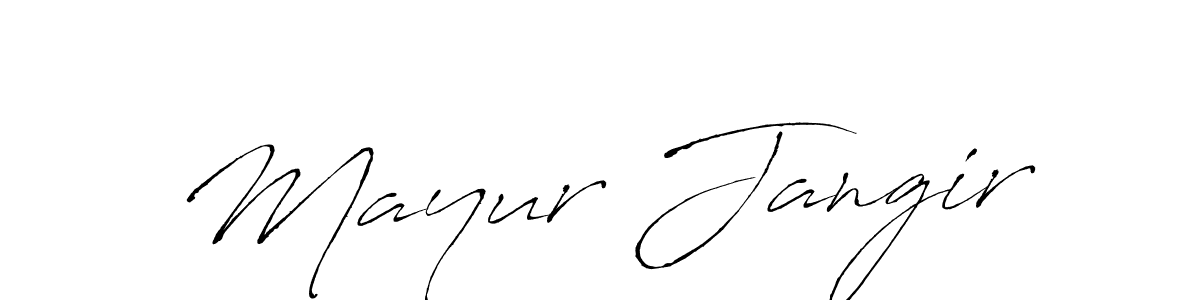 Use a signature maker to create a handwritten signature online. With this signature software, you can design (Antro_Vectra) your own signature for name Mayur Jangir. Mayur Jangir signature style 6 images and pictures png