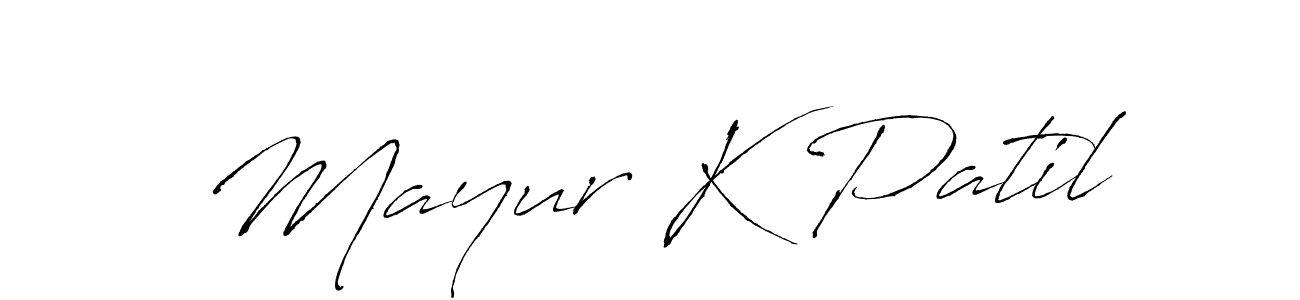 You should practise on your own different ways (Antro_Vectra) to write your name (Mayur K Patil) in signature. don't let someone else do it for you. Mayur K Patil signature style 6 images and pictures png