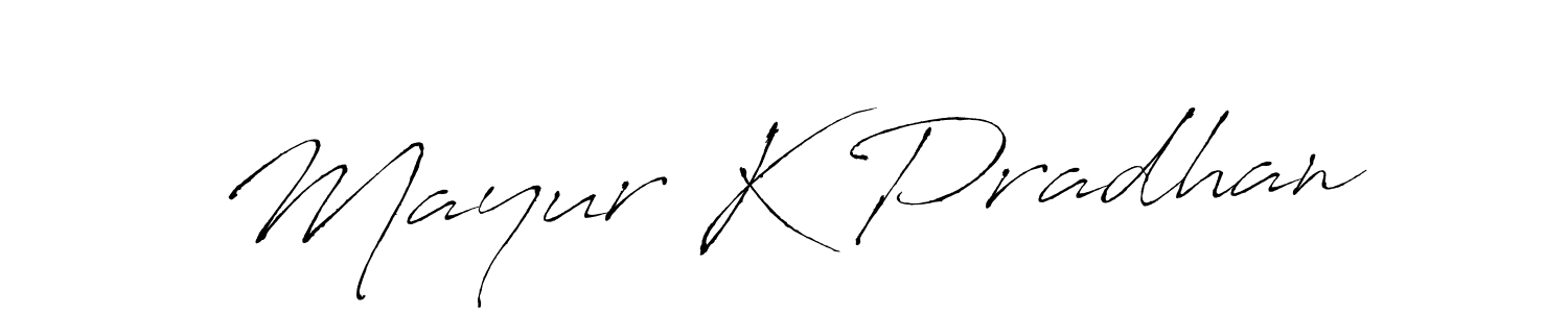 Make a beautiful signature design for name Mayur K Pradhan. Use this online signature maker to create a handwritten signature for free. Mayur K Pradhan signature style 6 images and pictures png