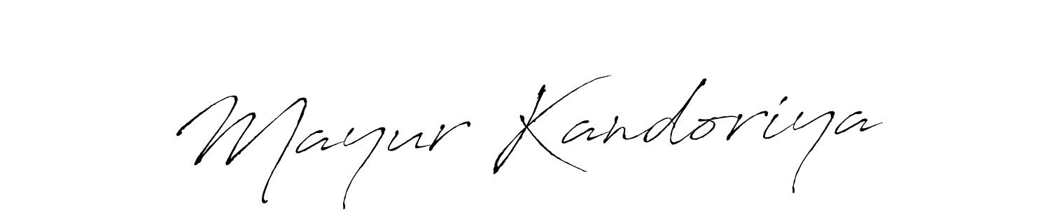Mayur Kandoriya stylish signature style. Best Handwritten Sign (Antro_Vectra) for my name. Handwritten Signature Collection Ideas for my name Mayur Kandoriya. Mayur Kandoriya signature style 6 images and pictures png