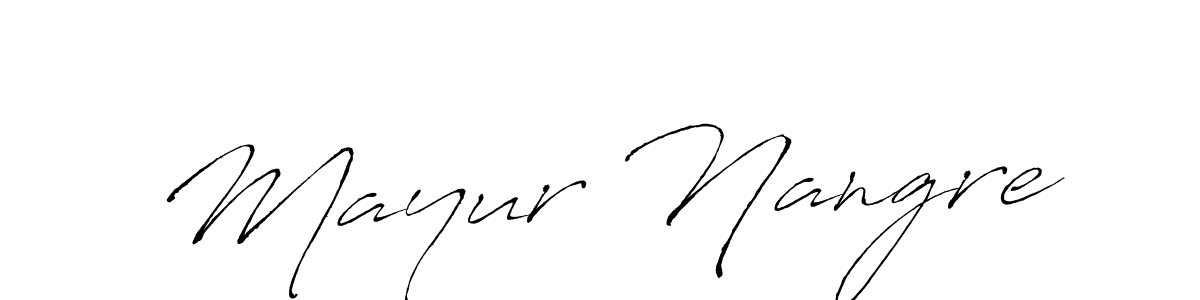 if you are searching for the best signature style for your name Mayur Nangre. so please give up your signature search. here we have designed multiple signature styles  using Antro_Vectra. Mayur Nangre signature style 6 images and pictures png
