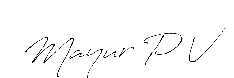 Once you've used our free online signature maker to create your best signature Antro_Vectra style, it's time to enjoy all of the benefits that Mayur P V name signing documents. Mayur P V signature style 6 images and pictures png