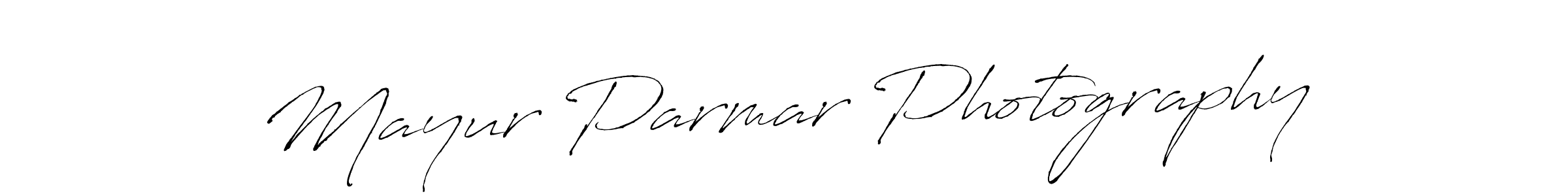 Use a signature maker to create a handwritten signature online. With this signature software, you can design (Antro_Vectra) your own signature for name Mayur Parmar Photography. Mayur Parmar Photography signature style 6 images and pictures png