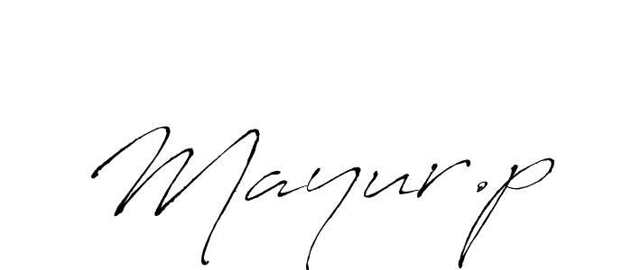 Once you've used our free online signature maker to create your best signature Antro_Vectra style, it's time to enjoy all of the benefits that Mayur.p name signing documents. Mayur.p signature style 6 images and pictures png