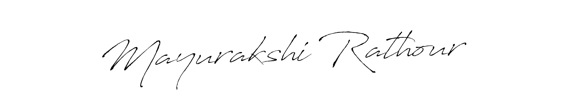 Create a beautiful signature design for name Mayurakshi Rathour. With this signature (Antro_Vectra) fonts, you can make a handwritten signature for free. Mayurakshi Rathour signature style 6 images and pictures png