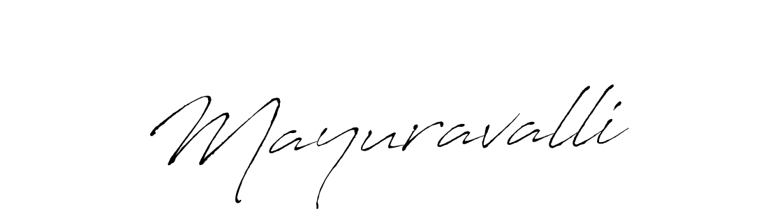 How to make Mayuravalli signature? Antro_Vectra is a professional autograph style. Create handwritten signature for Mayuravalli name. Mayuravalli signature style 6 images and pictures png