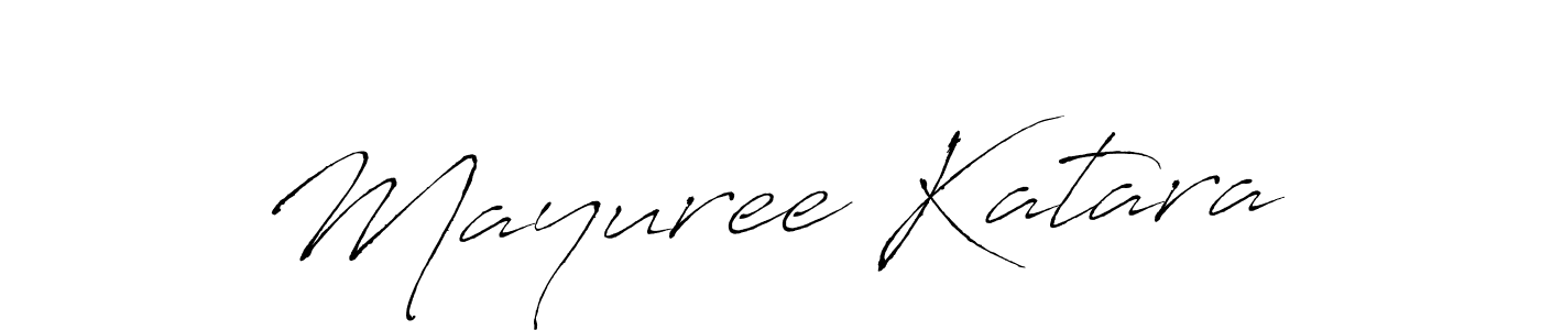 Make a beautiful signature design for name Mayuree Katara. With this signature (Antro_Vectra) style, you can create a handwritten signature for free. Mayuree Katara signature style 6 images and pictures png