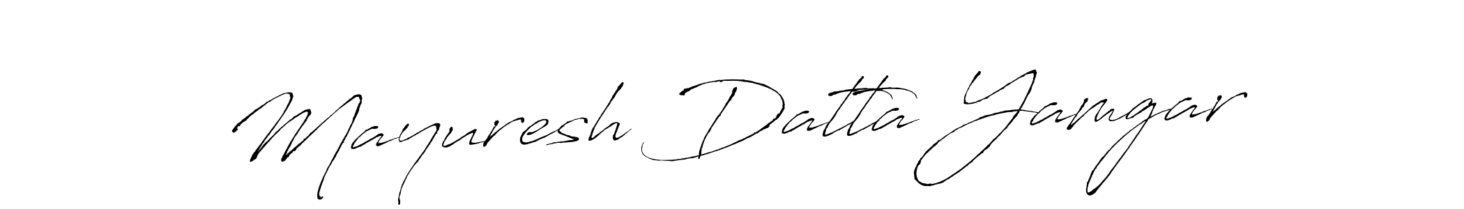 Mayuresh Datta Yamgar stylish signature style. Best Handwritten Sign (Antro_Vectra) for my name. Handwritten Signature Collection Ideas for my name Mayuresh Datta Yamgar. Mayuresh Datta Yamgar signature style 6 images and pictures png