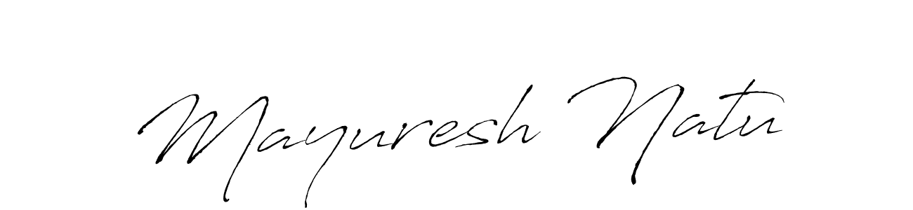 It looks lik you need a new signature style for name Mayuresh Natu. Design unique handwritten (Antro_Vectra) signature with our free signature maker in just a few clicks. Mayuresh Natu signature style 6 images and pictures png