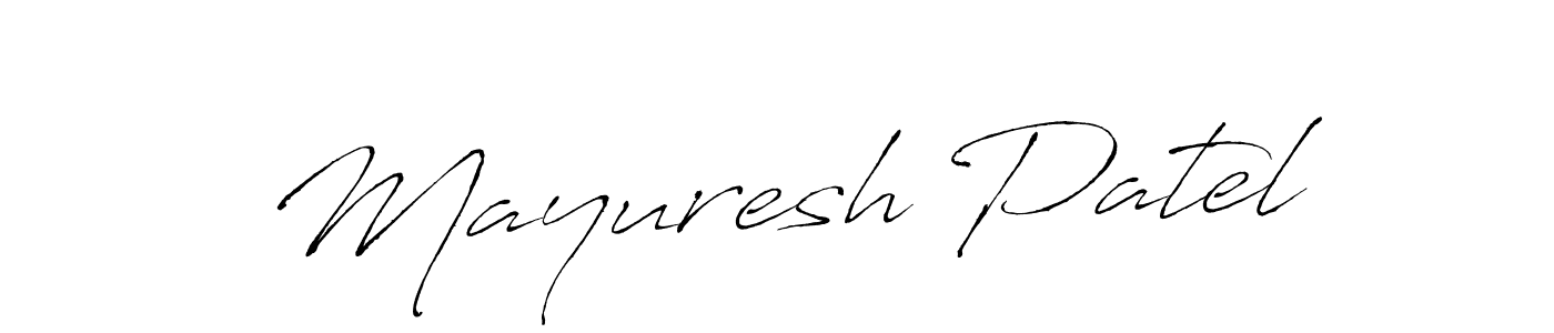How to make Mayuresh Patel signature? Antro_Vectra is a professional autograph style. Create handwritten signature for Mayuresh Patel name. Mayuresh Patel signature style 6 images and pictures png