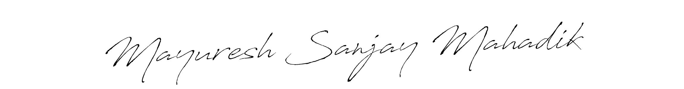 You should practise on your own different ways (Antro_Vectra) to write your name (Mayuresh Sanjay Mahadik) in signature. don't let someone else do it for you. Mayuresh Sanjay Mahadik signature style 6 images and pictures png