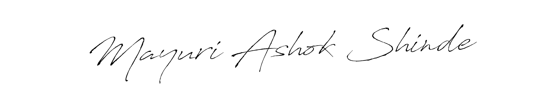 Also we have Mayuri Ashok Shinde name is the best signature style. Create professional handwritten signature collection using Antro_Vectra autograph style. Mayuri Ashok Shinde signature style 6 images and pictures png