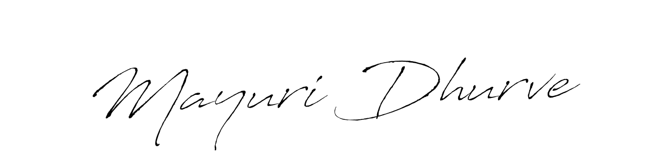 How to make Mayuri Dhurve signature? Antro_Vectra is a professional autograph style. Create handwritten signature for Mayuri Dhurve name. Mayuri Dhurve signature style 6 images and pictures png